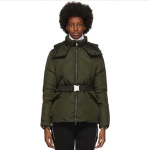 Moncler Olive Green Puffer Jacket